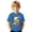 001-Blue182, variant on Tropical Beach Graphic Tee for Little Boy Crew Neck Short Sleeve Bavarian Pullover Top Oktoberfest Casual Blouse
