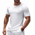 thumbnail image 2 of LRGSHF Workout Shirts for Men Casual Quick Dry Athletic Short Sleeve Moisture Wicking Soft Summer T-Shirts Crew Neck Lightweight Tops, 2 of 5