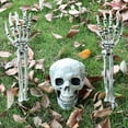 thumbnail image 6 of Halloween decoration simulation skull insert skull props ornaments skull insert skull hand skull hand bone party celebration supplies, celebrating by the way, 6 of 8