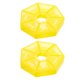 thumbnail image 1 of Paquete de 2 pastilleros, 7 rejillas de almacenamiento, pastillas diarias, tableta, dispensador de dulces, caja organizadora portátil de viaje Almacenamiento y organización del hogar Amarillo, 1 of 1