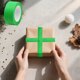 thumbnail image 1 of Christmas Gift Wrapping Ribbon Christmas Multi Functional Colored Paper Strong Adhesive Tape Holiday Gifts Packing Straps, 1 of 6