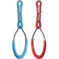 thumbnail image 4 of Sunny & Fun Portable 50 Foot Slackline Monkey Bar and Ladder Kit - Kids Swinging Obstacle Course Set - Bars, Fists, Gymnastics Rings - 250lb Capacity - Storage Bag & Tree Protectors Included, 4 of 8