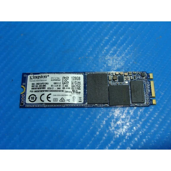 Open Box KINGSTON 128GB M.2 SATA SOLID STATE DRIVE - BLUE