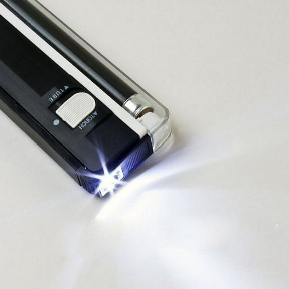WHAMVOX 2-in-1 Portable Handheld Currency Money Detector Torch Lamp