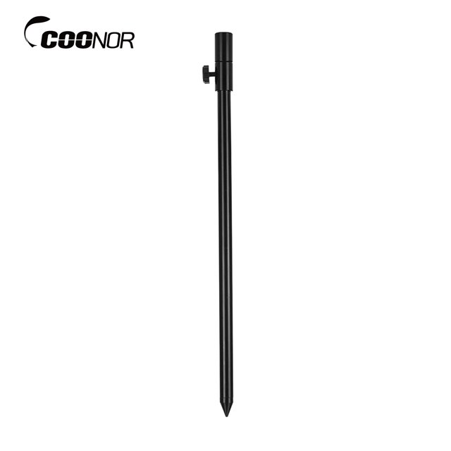 Bâton de Pêche en Alliage d'Aluminium Extensible 34-56cm Réglable pour Carpe Repose-Canne à Pêche pour Alarme de Morsure