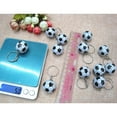 thumbnail image 2 of Worgeous 12pcs Mini Football Key Rings Party Bag Pendant Keyring Sports Keychain Car Key Chain Key Ring, 2 of 8