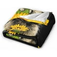 thumbnail image 2 of Yibo Cartoon Frog Blanket Flannel Soft and Comfortable Anti-static Bed Sofa Blanket, 2 of 4