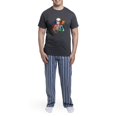 thumbnail image 5 of CafePress - A Skeletal Figure With A T Shirt Featuring - Men's Loose Fit, Cotton - 2 Piece Pajama Set, 5 of 7