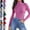 07# Hot Pink, variant on Women Turtleneck Shirt Long Sleeve Layer Tops Basic Ribbed Tees Soft Stretch Thermal Undershirts Lightweight Blouse，Navy M