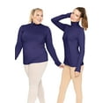 Stretch Is Comfort Women's Warm Long Sleeve Turtleneck Top Ultra Soft