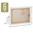 thumbnail image 4 of Art Advantage Artist Canvas Visual Edge 11x14, 6pc, Stretched Canvas for Painting, Blank Canvas for Acrylics & Oils, Canvases for Artists, Professional Pre-Stretched Canvas, 4 of 4