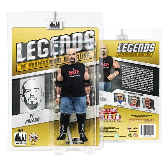 Legends of Professional Wrestling Series 1 Action Figures: PJ Polaco