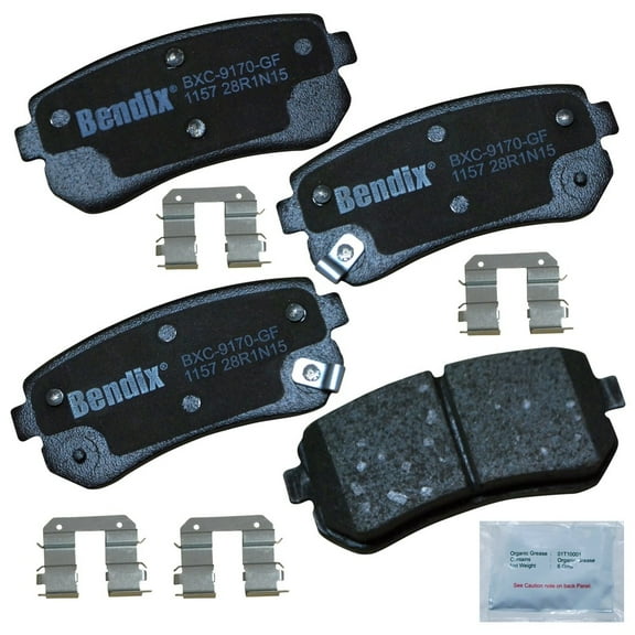Bendix Brakes Disc Brake Pad Set Fits select: 2010-2011 KIA FORTE, 2010-2015 HYUNDAI TUCSON