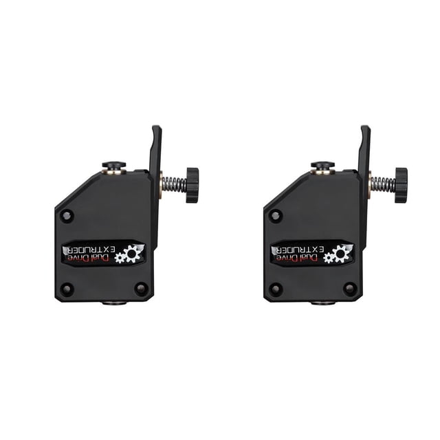 Seitruly Kit de extrusora Plástico Dual Drive Engranaje interno Impresora 3D Filamento Reparación Extrusión Repuestos Accesorios Negro Type1 NO1