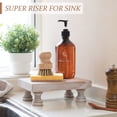 thumbnail image 2 of Pedestal decorativo EOSAHR Farmhouse Riser de madera natural, 2 of 7