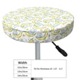 thumbnail image 2 of Goofa Moon And Rabbit Printed Stool Covers Round, Waterproof Round Bar Stool Covers Anti-Slip Round Bar Stool Seat Cover with Elastic Bands Durable -14 inch, 2 of 7