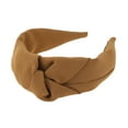 thumbnail image 5 of Unique Bargains 1 Pc Wide Tie Headbands for Women Caramel, 5 of 6
