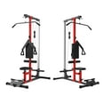 thumbnail image 3 of Luku LAT Pull Down Machine with High and Low Pulley Station, LAT Row Cable Machine with Adjustable Legs Support, Heavy Duty Back Exercise Equipment for Home Gym Strength Training, 3 of 6