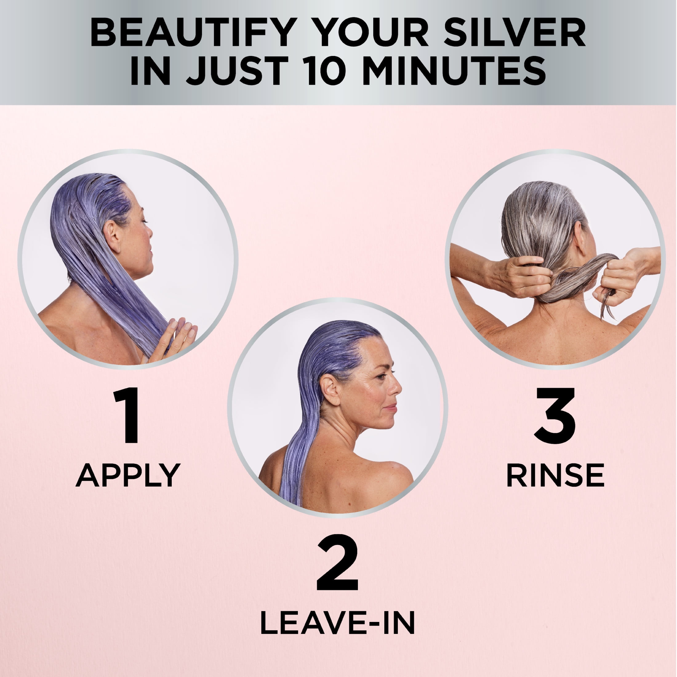L'Oreal Paris Le Color Gloss one Step Hair Color Toning Gloss, Silver Slate, 4 fl oz