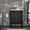 Black, variant on Barara King 24 Inch Bathroom Vanity, Freestanding Floor Cabinet with Soft Closing Doors, Sleek Oak Design, White Porcelain Sink, Walnut