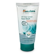 Himalaya Oil Clear Lemon Face Wash and Cleanser with Lemon and Honey, Oily Skin, 150 ml (5.07 fl oz)