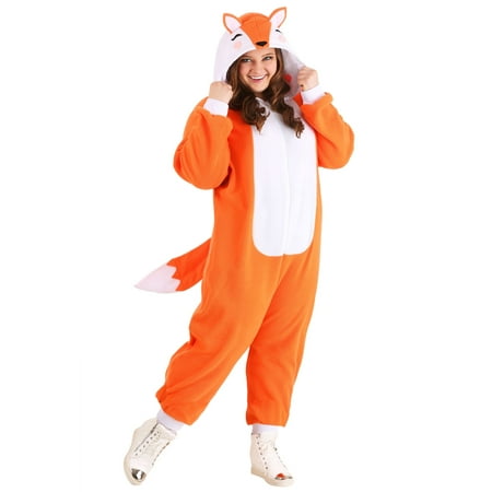 Plus Size Cozy Fox Costume for Adults