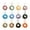 12 Colors 192pcs, variant on QccHieUs Loom Tissue Loops Multiple DIY Crafts Supplies Elastic Potholes Loops for Heat 9 Colors 180pcs