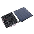 5W Solar Panel Fan Eco Friendly Low Noise Compact Portable Solar Panel