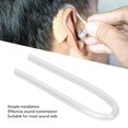 thumbnail image 3 of Sound Aid Replacement Tube, Portable Silicone Transmit Sound Transparent Preformed Sound Tube  for Daily Life U Shape Tube, 3 of 7