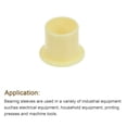 thumbnail image 5 of Uxcell 14mmx16mmx17mm Flanged Sleeve Bearings POM Wrapped Oilless Bushings Yellow, 5 of 5