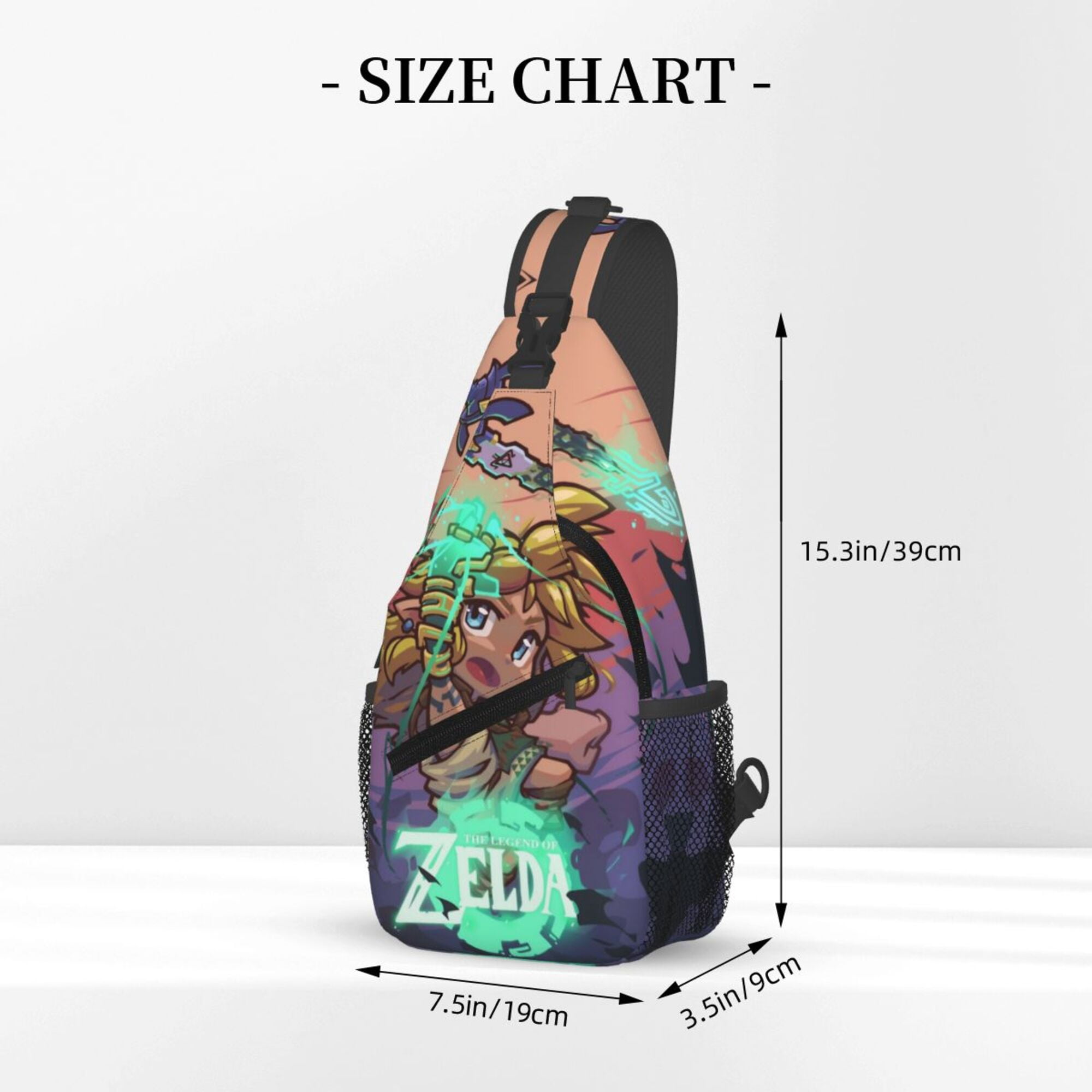 The Legend Of Zelda Sling Bag Crossbody Sling Backpack Chest Bag Daypack Purses Shoulder Bag For Women Men Travel Hiking