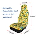 thumbnail image 4 of Fuzoiu Roosters And Sunflowers Print Seat Covers Set, Car Seat Covers Front Seats, Car Seat Protector, Car Seat Cushion, Seat Covers Carseat Cover Universal Fit for Most Cars, 4 of 7