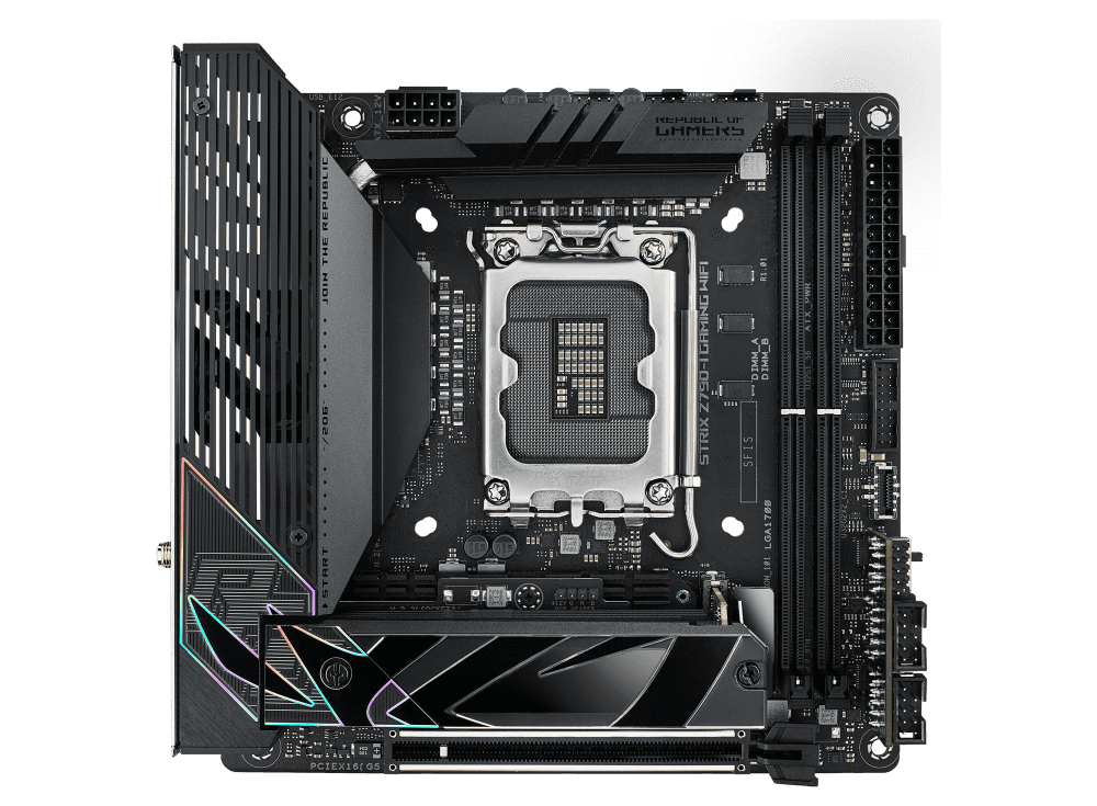 ASUS ROG Strix Z790-I Gaming WiFi 6E LGA 1700 (Intel®13th&12th Gen ...
