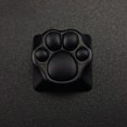 thumbnail image 2 of Tecla de aluminio 3D Cat Paw para teclado mecánico (base negra + almohadilla negra) Hugtrwg Para estrenar, 2 of 8