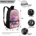 thumbnail image 4 of Jeiento Axolotl 17 Inch Kids Backpack Set 5 Pcs Lightweight Breathable Girls School Bag with Lunch Bag, Pencil Case and Bookmarks for 9-12 Years Old, 4 of 8