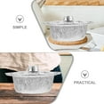 thumbnail image 2 of 2Pcs Tinfoil Pots Silver 11.1x7.9x2.8in for Barbecue Pot Roasting Tin with Lid Camping Cooking, 2 of 9