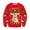 Red-3, variant on Kids Boys Girls Christmas Sweatshirt Cute Reindeer Print Long Sleeve Round Neck Tunic Tops Xmas Pullover Funny Shirts Winter Fall Clothes