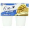 Ensure Pudding with NutraFlora FOS, Butterscotch Delight, 4 - 4 oz (113 g) cups [1 lb (452 g)]