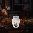 thumbnail image 6 of Yatskia White Cat Little Funeral Keepsake Urn for Ashes Adult Male and Female, Mini Memorial Burial Urns for Human Ashes Adult Man, (Classic Pack of 1, 3 Inch), 6 of 8