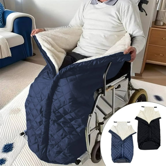 YOTQUSKI 51×15.4 In Warm Blankets for the Winter, Wheelchair Warm Blanket, Half Covered Warm Blanket Thickened Fleece For Warmth Suitable For Elderly Care In Winter