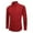 Red, variant on Brglopf Men's Dress Shirts Long Sleeve Stretch Wrinkle-Free Solid Shirt Dressy Casual Button Down Business Formal Shirts