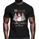 thumbnail image 2 of Mens T Shirts Christmas Tree Snowman Short Sleeve Casual Men's Tee Tops Graphic T-Shirts for Teen Boys/Men, 2 of 8