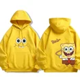 thumbnail image 5 of Animation Spongebob Squarepants Cartoon Polyester Sweater for Autumn and Winter Thin or Fleeced Long-Sleeved Hooded Sweatshirt, 5 of 5