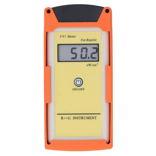 Digital UV Meter For Reptiles - UVB & UVI Measurement 280-400nm With Data Recording Function