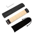 thumbnail image 2 of 6 Fret Guitar, Pocket Guitar for Beginner with Compact Size and Lightweight for Carrying Practice Chords and Scales Build Callouses Training Tool with Drawstring Storage Bag for, 2 of 7