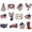 A003- C, variant on 12 Pieces Patriotic Decor Wooden Signs, 4th of July Independence Day Decorations with American Flag, Gnome, Star, Bow, Wreath Designs, for Home Wall Door Tabletop Decor, Indoor Outdoor Party Supplies