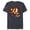 Navy Heather, variant on Lucasfilm Indiana Jones and the Temple of Doom with Whip - Short Sleeve Blended T-Shirt for Adults - Customized-Black