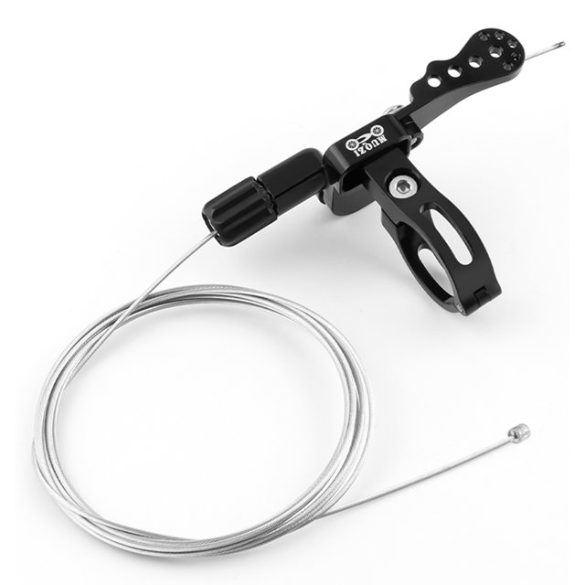 Control remoto para tija telescópica de sillín de bicicleta con abrazadera de manillar de 22,2 mm (Negro)