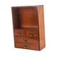 thumbnail image 3 of Organizador de Escritorio Vintage, Armario de Almacenamiento, Decorativo, Retro Rústico con Cajón, Caja de Almacenamiento de Escritorio de Madera para, 3 of 9