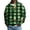 Green, variant on Men's St. Patrick's Day Waffle Knit Pullover Long Sleeve Collared Graphic Shirt